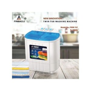 Pinnacle 4.0kg Washing Machine: Wash, Spin & Drain - Compact & Efficient Laundry Solution