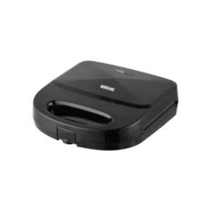 Bruhm BSM-700BP 700W Black Waffle & Sandwich Maker with Indicator Lights