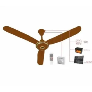 QASA Qcf 56'' AC/DC Ceiling Fan With Remote - Non Rechargeable