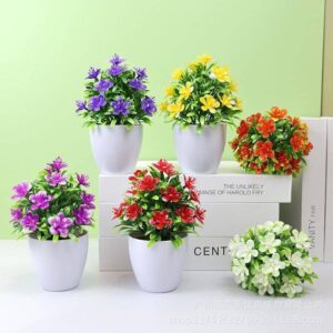 Mini Artificial Potted Flowers